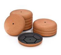 Scivoli Mobili, 10 Pezzi Piedini per Mobili, Scivoli in Feltro per Spostare Mobili, Feltrini per Mobili Pesanti, Cursori di Mobili per Proteggere Il Pavimento e I Mobili（Rotondo, 12 cm）