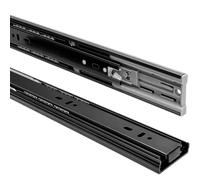 Scivoli per guide per armadietti a montaggio later Guide Cassetti A Tre Sezioni In Acciaio Inossidabile Da 10-22 Pollici, Ferramenta For Mobili(18 inch-45cm)