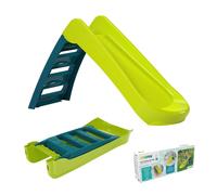 Scivolo 3 Gradini Pieghevole Lemon Verde - Giocattolo per Bambini 18+ mesi