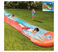 SCIVOLO ACQUATICO GIARDINO PISTA 5,49MT RAMPA LANCIO E SPRUZZO 2 POSTI