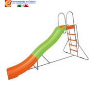 Scivolo Bambini da Giardino in Plastica Acciaio Piccolo Medio Grande 3 - 10 ANNI