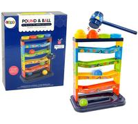 Scivolo colorato per palline con sonaglio e funzione educativa