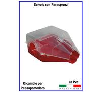 Scivolo con Paraspruzzi Pvc Ricambio per Macchina Passapomodoro Spremipomodoro