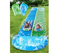 Scivolo d acqua da 22,5 piedi/685.8cm con 2 bodyboard scivolo da giardino estivo