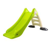 Scivolo da giardino per bambini, scaletta a 3 gradini, colore lime, 75 cm, 424