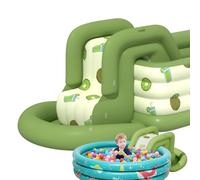 Scivolo da piscina, scivolo gonfiabile da nuoto, accessorio per giochi acquatici per famiglie, con materiale rinforzato per esterni, campeggio, parco giardino, piscina, lago, spiaggia