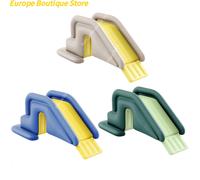 Scivolo d'acqua gonfiabile Scivolo d'acqua gonfiabile Scivolo d'acqua gonfiabile compatto da parete per arrampicata Parco Divertimento estivo all'aperto per i bambini YELLOW