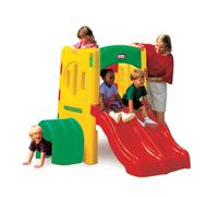 scivolo doppio 2 bambini 2 6 anni little tikes con piattaforma e tunnel gioco