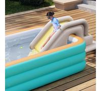 Scivolo gonfiabile per bambini, robusto, per interni ed esterni.