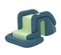 Scivolo gonfiabile per piscine fuori terra - Scivolo per piscina a gonfiaggio rapido per giochi estivi in giardino (verde) Acqua gonfiabile