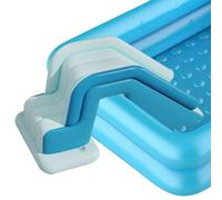 Scivolo gonfiabile - Scivolo gonfiabile pieghevole per piscine, antiscivolo a montaggio rapido, per giovani ragazze, casa, giardino, feste estive, campeggio, gite