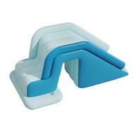 Scivolo gonfiabile - Scivolo gonfiabile pieghevole per piscine - Scivolo per famiglie - Montaggio rapido sicuro per parco acquatico giardino libero compleanno