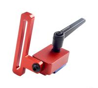 Scivolo in lega di alluminio per la lavorazione del legno con scanalatura a T, limitatore di arresto per mitra binario 30 mm con meccanismo di bloccaggio per un controllo stabile e preciso della