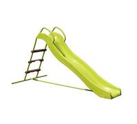 Scivolo per bambini da esterno, SCIVOLO da Giardino in Plastica per Bambini con Solida Struttura in Metallo 3 Gradini. Dimensioni 95x185x105 cm.