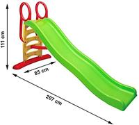 Scivolo per Bambini da giardino da casa Interno Esterno 207x85x111(h) Grande ...