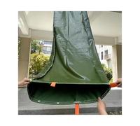 Scivolo pieghevole for rifiuti/detriti da costruzione resistente, spessore 0,7 mm, scivolo cilindrico for movimentazione carichi tela impermeabile for magazzino(Green,L 9.8m/32.2')