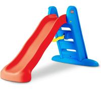 Little Tikes Store Large Slide-Playset Indoor or Outdoor Use-Durable, Stable, Kid-Safe-Folds for Easy Travel & Storage-Red & Blue, Colore Blu, Rosso, Giallo, Grande