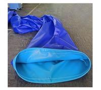 Scivolo pieghevole in PVC spesso 0,01 pollici per drenare stagni di pesce e magazzini, scivolo per detriti di costruzione/detriti per lo smaltimento dei rifiuti edili (d 0,45 m, l 6 m)