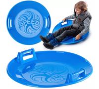 KADAX scivolo pop rotondo, piatto scivolo in plastica blu