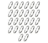 SCJJZ 26 Pezzi Anello Donna Acciaio Inossidabile Sottile Nocche,Lettera Anello Midi Twist, Anello Pianura Impilabile Argento Minimalista Pollice Band Anello Set per Donne Ragazze(A-Z)