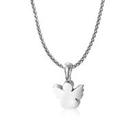 SCJJZ Collana con ciondolo angelo per donne e ragazze Christian Amuleto,collana ragazza,con catena al collo gioielli in acciaio inossidabile per bambini San Valentino Regali per la festa della mamma