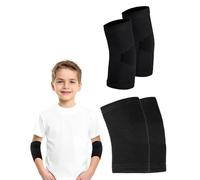 SCJJZ Gomitiere e ginocchiere,2 Paio Ginocchiere adolescente Elastico Cotone Supporto,ginocchiera sportiva,fascia ginocchio,per Fasciatura Ginocchio adolescente Supporto per la Danza Sportiva