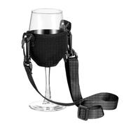 SCJJZ Porta calici, porta bicchieri sospesi,Porta Bicchieri da Vino con Cordino,Porta Bicchiere da Vino Portatile,portabicchiere da collo, Cordini Di Bicchiere di Vino Regolabili, 1 Pezzi