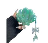 SCJLSDA Custodia per Huawei Freeclip 2 (2025), custodia protettiva in silicone morbido per auricolari in silicone Kawaii 3D viola/verde/bianco