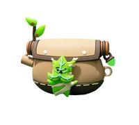 SCJLSDA Custodia protettiva per Huawei Freeclip, simpatica e divertente motivo animato in 3D, in silicone, supporto per ricarica wireless (Ah haha)