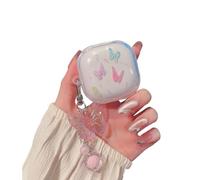 SCJLSDA Custodia protettiva per Samsung Galaxy Buds FE/2 Pro/Pro/Live/Bud 2, carina, design Kawaii con farfalla, pesce e coniglio, custodia protettiva creativa per auricolari da donna e ragazza