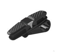 SCKCPNHNPP Clip Occhiali Auto Supporto Universale per Occhiali da Sole per Auto con Clip per con Custodia per Biglietti con Doppia Carta Supporto Occhiali Auto(Gray)
