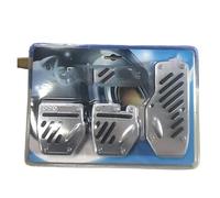 SCKCPNHNPP Copertura Pedale Kit Pedali automobilistici con Cambio Automatico Accessori Auto e Set di coperture Pedali Auto universali in Alluminio Antiscivolo Manuale Pedali Antiscivolo(Manual Black)