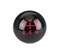 SCKCPNHNPP Cuffia Leva Cambio Pomello del Cambio Universale con Adattatore per M8 M10 E M12 5 velocità con Sfera Rotonda, per Cambio Automatico Manuale, Leva del Cambio(5 Speed Large Font)