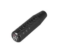 SCKCPNHNPP Cuffia Leva Cambio Pomello del Cambio Universale in Alluminio da 13 Cm per Cambio Manuale Dell'auto, con Tre Adattatori(5 Speed Carbon)