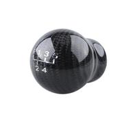 SCKCPNHNPP Cuffia Leva Cambio Pomello del Cambio Universale in Fibra di Carbonio A 5 O 6 velocità Leva Manuale con Adattatore Limitatore(5 Speed)