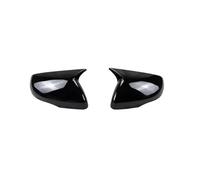 SCKCPNHNPP Retrovisore Copertura Specchietto per Edge 2015-2021 Adesivo Specchietto Retrovisore Laterale Calotta Parafango Modanatura Esterna Portiera(Gloss Black)