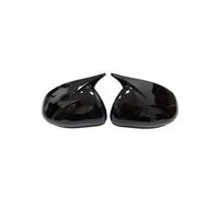 SCKCPNHNPP Retrovisore Copertura Specchietto per Kia per Rio 2011-2017 Adesivo Auto Copri Specchietto Retrovisore Laterale Clacson Parafango, Modanatura Esterna Portiera(No Turn Light Black)