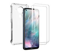 S over per Nokia 5.4 Vetro Temperato Nokia 5.4 Cover + Vetro Temperato [2 Pack], Anti-Impronta, Resistente all'Usura e ai Graffi, Paraurti Anti-collisione