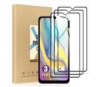 SCL Pellicola protettiva compatibile con Nokia C32, pellicola in vetro temperato per Nokia C32, copertura completa, facile installazione, senza bolle, durezza 9H, confezione da 3