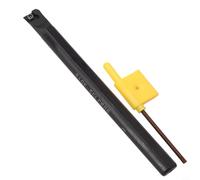 SCLCR06 Set di barre di alesatura per tornio per lavorazione CNC, supporto in acciaio legato da 6/7/8/10 mm con inserti in carburo CCMT060204-HM, rivestimento PVD per profili in acciaio (S10K-SCLCR06