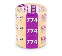 Scley 3 pezzi biadesivo extra forte, strisce antiscivolo per scale Larghezza 50mm, Lunghezza 25m, biadesivo per muro, biadesivo per muro serie *774*, nastro di montaggio giallo, A0313-742550