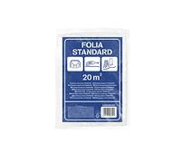 Scley Abdeckfolie, 8 Stück Plastikplane, Staubschutzfolie, Breite 4m, Länge 5m, 20qm, Materialdicke 5my, Plastikfolie, 20qm, Abdeckfolie stark, HDPE, Baufolie transparent, Malerplane, A0400-060405