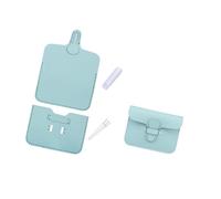 Sclmgo Kit Fai da Te per Realizzare Una Mini Borsa Artigianale con Materiali Vintage, Verde