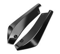 SCMDNOZ 2 Pezzi Spoiler per Paraurti Posteriore Auto per BMW X1 (U11) 2022 2023 2024 2025, Diffusore Avvolgere Angolo Splitter, Accessori Auto,Black