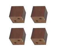 SCMYZLYD Alzabed in legno massello Confezione di ricambio for gambe for mobili da 4 pezzi in rovere massello e noce, dimensioni multiple(8x8cm,Increase 8cm)