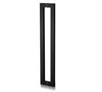SCMYZLYD Barre laterali per maniglie per porte a libro, Maniglia for porta scorrevole interna ed esterna della banca del fienile, confezione da 2 misure multiple multicolori(Matte Black,100cm/40inch)