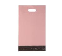 SCMYZLYD Buste per corrieri, Self Seal Poly Mailer Bags With Handle Pack Of 50 Multicolor Multiple Sizes(26x37x7cm Pink)