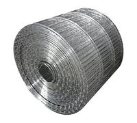 SCMYZLYD Foglio in Rete di Acciaio Inossidabile, Galvanized Welded Wire Mesh Fence Roll 0.9x3.9 inch Silver .3-1.5m Height Pack of 2(1x2m)