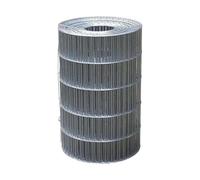 SCMYZLYD Foglio in Rete di Acciaio Inossidabile, Silver Welded Wire Mesh Roll Pack of 2 Multiple Sizes 0.9x3.9 Inches(0.8x7.6m)