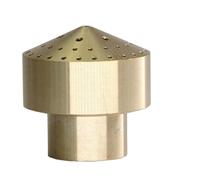 SCMYZLYD Ugello per Fontana, Irrigatori in Ottone, ugelli rotanti for fontane, for Giardinaggio, laghetti, Esterni, Testina di spruzzo Dritta(AX5PCS)